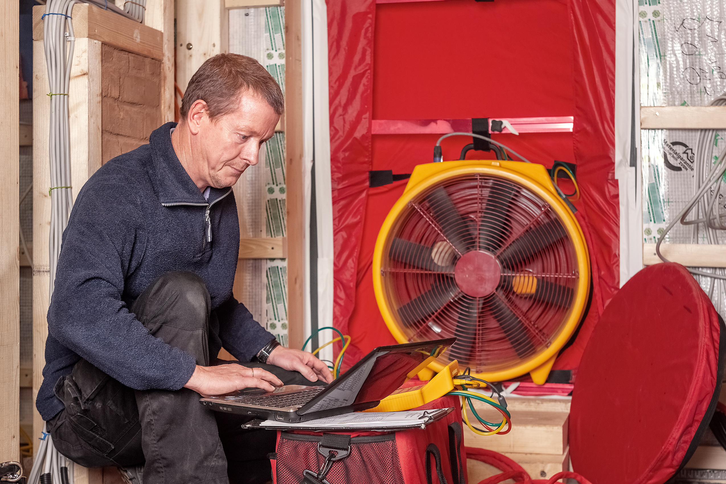 Blower Door Testing